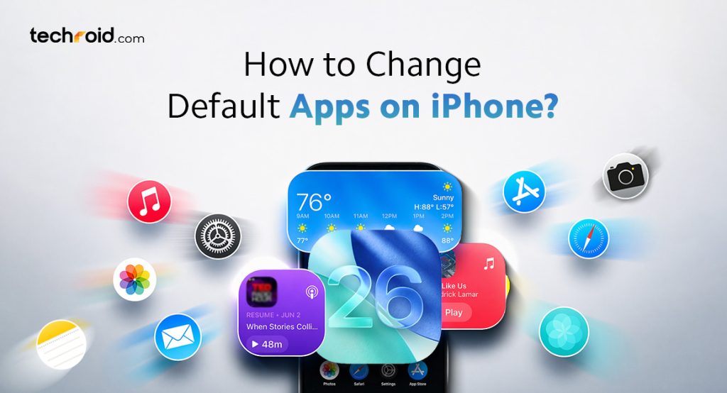 how to change default apps on iphone