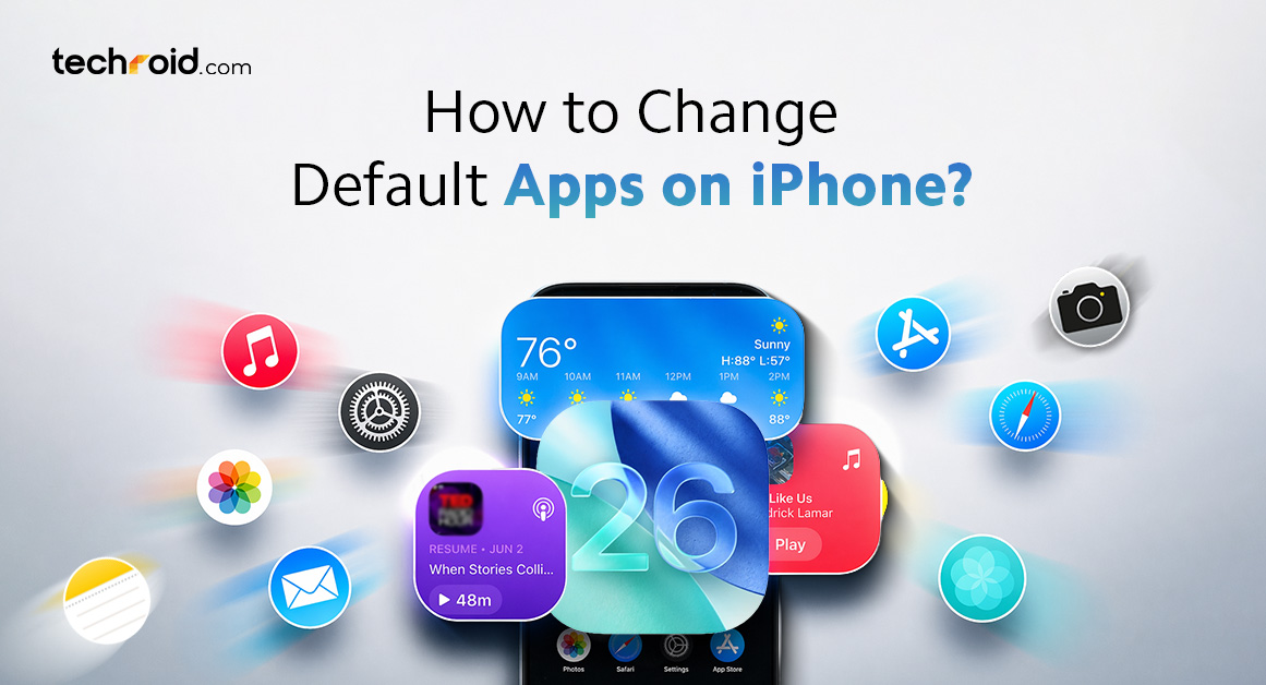 how to change default apps on iphone