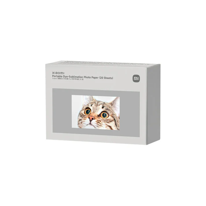 XiaomiPortableDye-SublimationPhotoPaper_20Sheets Xiaomi Portable Dye-Sublimation Photo Paper (20 Sheets) - Image 1