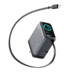 Taar OMI 100W GaN Charger Interactive Display Retractable USB-C Cable